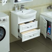 Товар: Тумба под раковину СанТа Верона 50 подвесная Белая арт-700190 - фото 5 Тумба под раковину СанТа Верона 50 подвесная Белая арт-700190 — фото 5, Тумбы под раковину