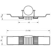 Полка корзина Migliore Complementi Бронза арт-22008 — фото 2, Полки для ванной и душа
