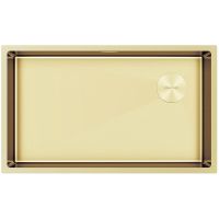 Кухонная мойка Paulmark Next-Skew 74 Uni Светлое золото арт-PM887444-LG — фото 1, Кухонные мойки