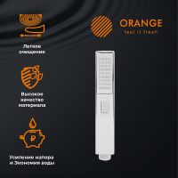 Лейка для душа Orange Stick Хром арт-LM08cr — фото 5, Лейки для душа