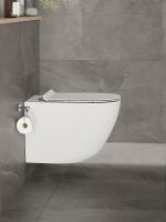 Комплект унитаза с инсталляцией Orange с сиденьем Микролифт и клавишей смыва Хром глянцевый арт-CI07-150W+APB200 — фото 9, Комплекты унитаз + инсталляция