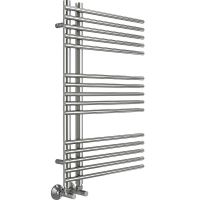 Водяной полотенцесушитель Terminus Астра П15 70х800 Хром, нижнее подключение, G 1/2" ВР, с комплектом вентилей арт-4670078530486 — фото 1, Водяные полотенцесушители