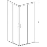 Товар: Душевой уголок Vincea Soft 90x90 профиль Вороненая сталь стекло прозрачное арт-VSS-3SO900CLGM - фото 4 Душевой уголок Vincea Soft 90x90 профиль Вороненая сталь стекло прозрачное арт-VSS-3SO900CLGM — фото 4, Квадратные душевые уголки