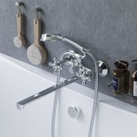 Смеситель для ванны Damixa Retro универсальный Хром арт-239500000 — фото 7, Смеситель для ванны