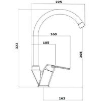 Товар: Смеситель для кухни Orange OneLife Хром арт-P02-000cr - фото 8 Смеситель для кухни Orange OneLife Хром арт-P02-000cr — фото 8, Смесители для кухни