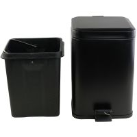 Ведро для мусора Veragio Gifortes Черное матовое арт-32141 — фото 3, Мусорные ведра