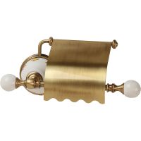 Держатель туалетной бумаги Migliore Provance с крышкой Бронза арт-17618 — фото 1, Держатели туалетной бумаги