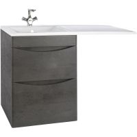 Тумба под раковину Bellezza Олиссия 120 Серая арт-4639419110428 — фото 1, Тумбы под раковину