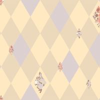 Обои LOYMINA Origins Винил на флизелине (1*10,05) Желтый/Серый, Геометрия/Животные арт-ALS7 002 — фото 1, Обои для стен