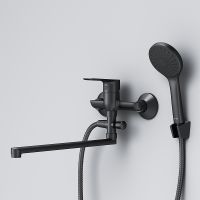 Товар: Смеситель для ванны AM.PM Gem универсальный Черный матовый арт-F90A90122 - фото 4 Смеситель для ванны AM.PM Gem универсальный Черный матовый арт-F90A90122 — фото 4, Смеситель для ванны