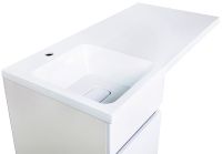 Тумба с раковиной Orange Optima 100 Белый глянец арт-OPK-40TUW+RAL — фото 7, Тумбы с раковиной