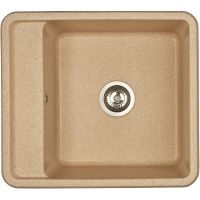 Кухонная мойка Aquaton Беллис 57 Песочная арт-1A724932BS220 — фото 1, Кухонные мойки