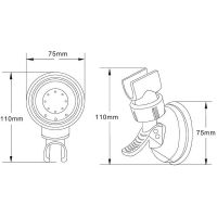 Держатель ручного душа Orange Хром арт-OVH05 — фото 3, Держатели для душа