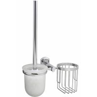 Ершик для унитаза с держателем освежителя воздуха WasserKRAFT Oder Хром арт-K-3035 — фото 1, Ершики для унитаза