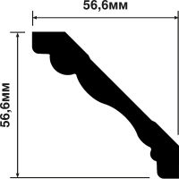 Товар: Карниз HIWOOD 2000x56,6x56,6 мм арт-A1080 - фото 2 Карниз HIWOOD 2000x56,6x56,6 мм арт-A1080 — фото 2, Карнизы