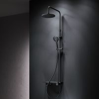 Душевая система AM.PM Gem Черная матовая арт-F0790722 — фото 6, Душевые стойки