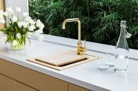 Кухонная мойка Alveus Granital Atrox 10 Beige G55 400x500 Бежевая арт-1139769 — фото 3, Кухонные мойки