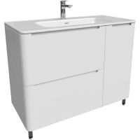 Тумба с раковиной Iddis Edifice 100 Белая арт-EDI10WFi95K — фото 1, Тумбы с раковиной