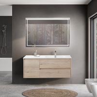 Тумба под раковину BelBagno Kraft 120 R подвесная Rovere Galifax Bianco арт-KRAFT-1200-2C-1A-SO-RGB-R — фото 11, Тумбы под раковину