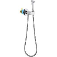 Гигиенический душ со смесителем Aquatek Оберон Хром арт-AQ1024CR — фото 1, Гигиенические души