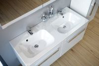 Раковина Ravak Chrome 120 двойная Белая арт-XJG01112000 — фото 2, Раковины встраиваемые сверху