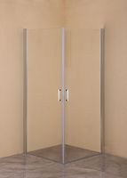 Душевой уголок Orange 90x90 профиль Хром стекло прозрачное арт-E04-090TCR — фото 2, Квадратные душевые уголки