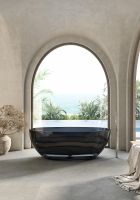 Ванна из полиэфирной смолы Abber Kristall 165х78 Черная без гидромассажа арт-AT9701Onyx — фото 6, Ванны из полиэфирной смолы