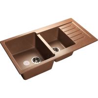 Кухонная мойка GranFest Practic GF-P980KL Терракот арт-P-980 KL тер — фото 1, Кухонные мойки