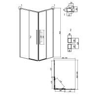 Товар: Душевой уголок Grossman Galaxy 110х80 профиль Золото сатин стекло прозрачное арт-300.K33.01.1180.32.00 - фото 11 Душевой уголок Grossman Galaxy 110х80 профиль Золото сатин стекло прозрачное арт-300.K33.01.1180.32.00 — фото 11, Прямоугольные душевые уголки