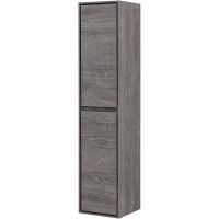 Шкаф пенал Aquanet Милан 35 подвесной Дуб рошелье арт-336387 — фото 3, Пеналы для ванной комнаты