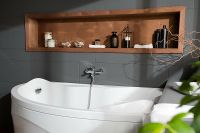 Акриловая ванна Aquanet Jamaica 160x100 R без гидромассажа арт-205503 — фото 8, Акриловые ванны