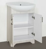 Тумба под раковину Style Line Олеандр 2 Люкс 55 Рельеф пастель арт-ЛС-00000198 — фото 2, Тумбы под раковину