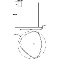 Подвесной светильник Maytoni Modern Glint Черный арт-MOD072PL-L36B3K — фото 5, Подвесные светильники
