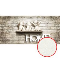 Фреска Ortograf 3D 6650 Фактура флок FLK Флизелин (5,7*2,7) Бежевый, Ангелы/Надписи/Под дерево арт-6650 (флок FLK) — фото 1, Фрески