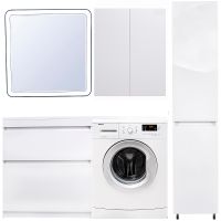 Тумба под раковину Style Line Даллас Люкс Plus 140 L Белая арт-СС-00002385 — фото 7, Тумбы под раковину