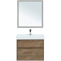 Комплект мебели для ванной Aquanet Nova Lite 75 подвесной Дуб рустикальный арт-254218 — фото 1, Комплекты мебели для ванной