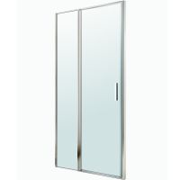 Душевая дверь Berges Legos LS-2 90 профиль Хром стекло прозрачное арт-062023 — фото 1, Распашные душевые двери