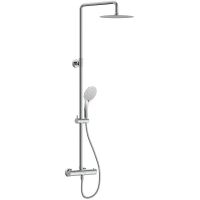 Товар: Душевая система Cersanit Brasko с термостатом Хром арт-64526 - фото 1 Душевая система Cersanit Brasko с термостатом Хром арт-64526 — фото 1, Душевые стойки