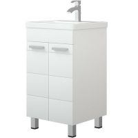 Тумба под раковину Corozo Денвер 50 Белая арт-SD-00000529 — фото 1, Тумбы под раковину