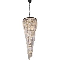 Люстра Divinare Charlotte Прозрачная Черная арт-3011/01 SP-18 — фото 1, Люстры