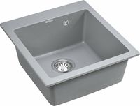 Кухонная мойка Paulmark Kante 45 Серый металлик арт-PM104651-GRM — фото 2, Кухонные мойки