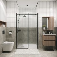 Товар: Душевая дверь Grossman Classic 110 профиль Графит сатин стекло прозрачное арт-100.K33.04.110.42.00 - фото 5 Душевая дверь Grossman Classic 110 профиль Графит сатин стекло прозрачное арт-100.K33.04.110.42.00 — фото 5, Раздвижные душевые двери