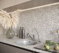 Кухонная мойка Domaci Бьелла DMC-05S арт-GWS-05S-310 серая — фото 2, Кухонные мойки