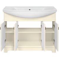 Тумба с раковиной Misty Лувр 105 Слоновая кость арт-УТ000005246 — фото 2, Тумбы с раковиной