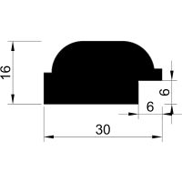 Молдинг Evrowood MP02  (для панели PL 02, PL 03) 2000x30x16 мм арт-MP02 (для панели PL 02, PL 03) — фото 5, Молдинги