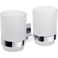 Стакан для зубных щеток Bemeta Beta двойной Хром арт-132110022 — фото 1, Стаканы для зубных щеток