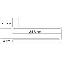 Полотенцедержатель WasserKRAFT Berkel Хром арт-K-6851 — фото 3, Полотенцедержатели