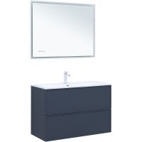 Тумба под раковину Aquanet Арт 100 подвесная Маренго арт-313267 — фото 6, Тумбы под раковину