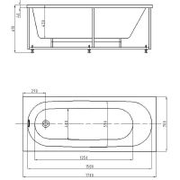 Товар: Акриловая ванна Aquatek Оберон 170х70 без гидромассажа с фронтальной панелью с каркасом (разборный) со слив-переливом (слева) арт-OBR170-0000026 - фото 4 Акриловая ванна Aquatek Оберон 170х70 без гидромассажа с фронтальной панелью с каркасом (разборный) со слив-переливом (слева) арт-OBR170-0000026 — фото 4, Акриловые ванны