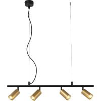 Подвесной светильник Crystal Lux Черный Золото арт-CLT 015C4 L800 BL-GO — фото 2, Подвесные светильники